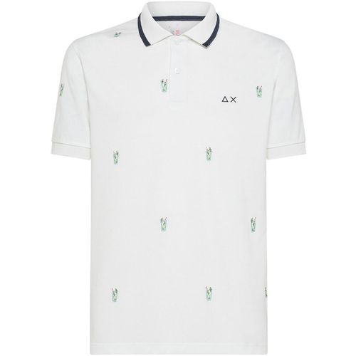 Polo POLO FULL EMBROIDERY S/S - Sun68 - Modalova