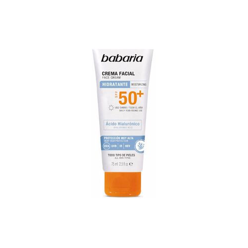 Protezione solari Crema Viso All 39;acido Ialuronico Solare Spf50+ - Babaria - Modalova