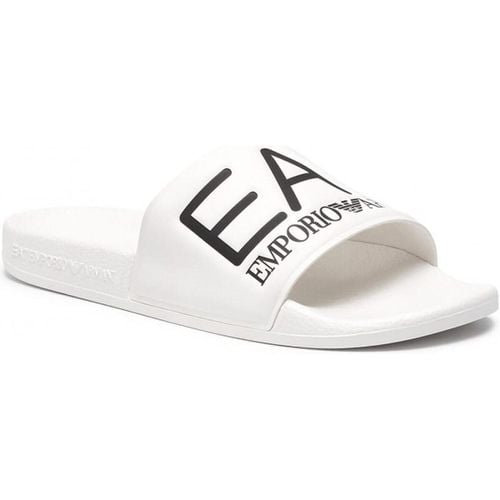 Scarpe SLIDERS CON MAXI LOGO - Emporio Armani EA7 - Modalova