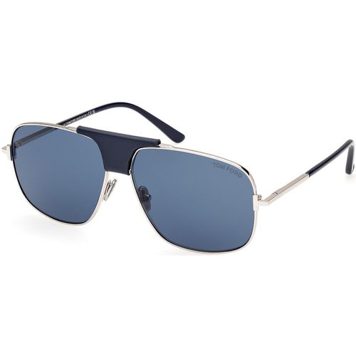 Occhiali da sole FT1096 TEX Occhiali da sole, Palladio/Blu, 62 mm - Tom ford - Modalova