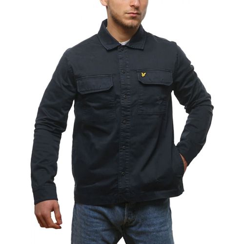 T-shirt & Polo Garment Dyed Overshirt Dark Navy - Lyle & Scott - Modalova