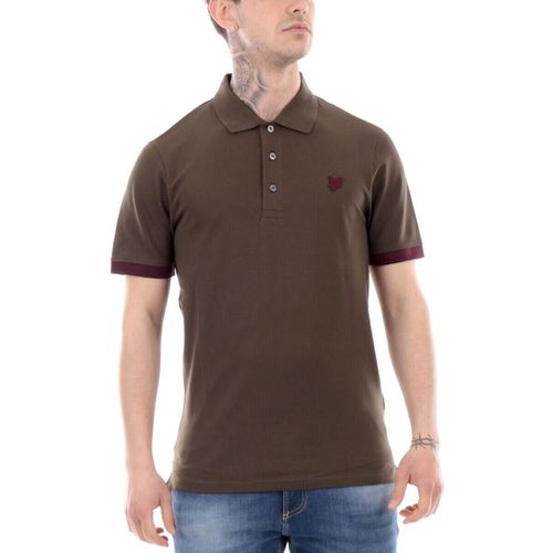 T-shirt & Polo Polo Con Dettagli A Contrasto Olive Burgundy - Lyle & Scott - Modalova