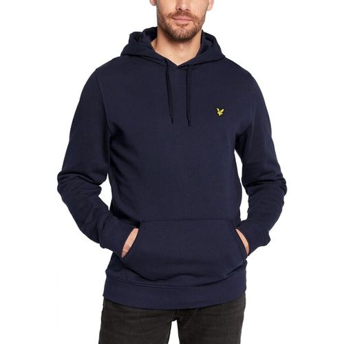 Felpa Felpa Con Cappuccio Dark Navy - Lyle & Scott - Modalova