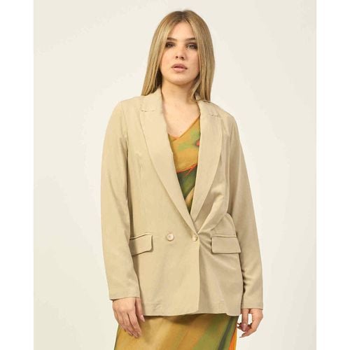 Giacche Blazer donna regular doppiopetto in misto lino - Fracomina - Modalova