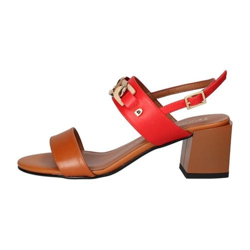 Sandali 475209dp Sandalo Donna Cognac E Rosso - Donna Serena - Modalova