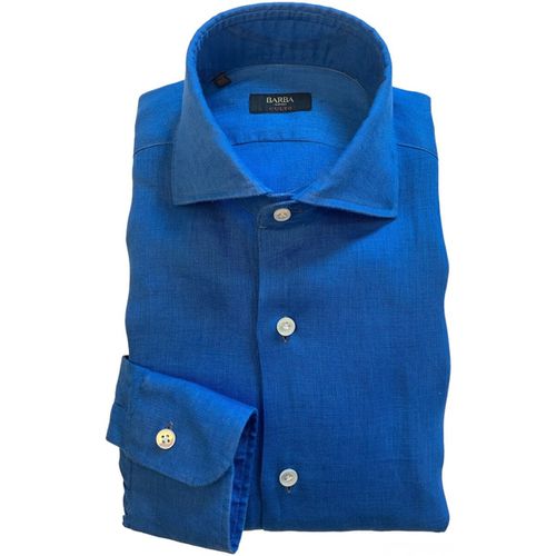 Camicia a maniche lunghe 40100 U13 - Barba Napoli - Modalova