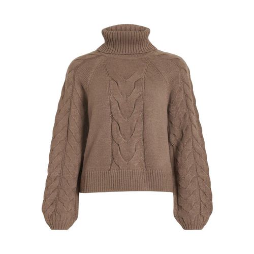 Maglione VIOA L/S CABLE ROLLNECK KNIT TOP/PB 14087553 - Vila - Modalova