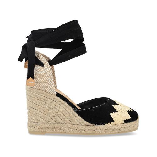 Scarpe Espadrillas Castañer Cande in suede e rafia - Castaner - Modalova