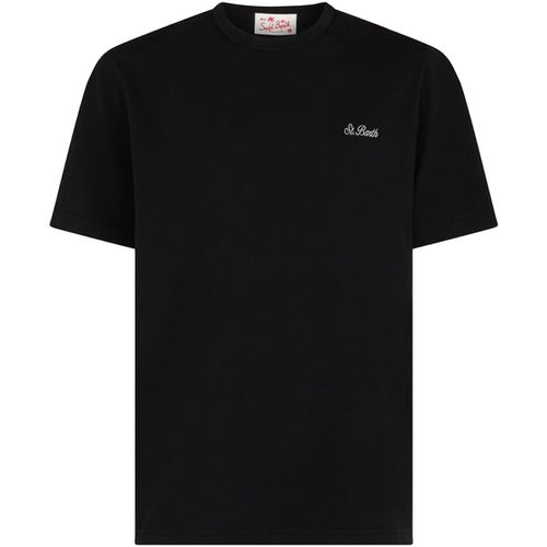 T-shirt & Polo T-shirt nera con logo - Mc2 Saint Barth - Modalova
