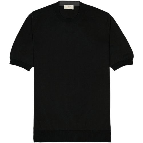 T-shirt & Polo T-shirt nera in cotone - Altea - Modalova