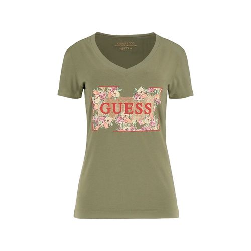 T-shirt Guess Fleurs - Guess - Modalova