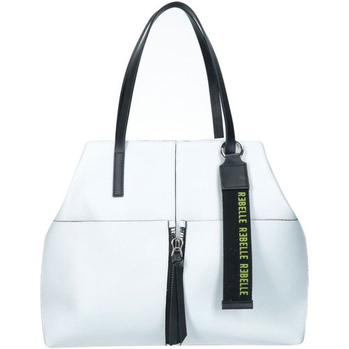 Borsa Shopping Shopping bag Cassandra bianca in pelle - Rebelle - Modalova