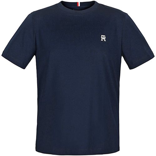 T-shirt & Polo T-shirt blu navy con logo - Tommy hilfiger - Modalova