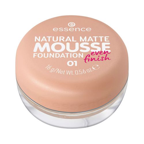 Fondotinta & primer Natural Matte Mousse Foundation - 01 - Essence - Modalova