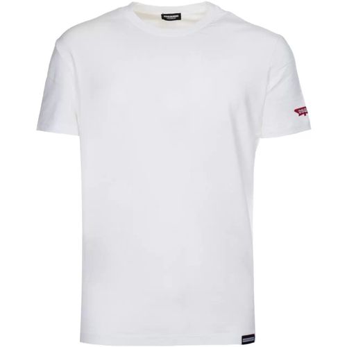 T-shirt & Polo tshirt bianca uomo patch - Dsquared - Modalova