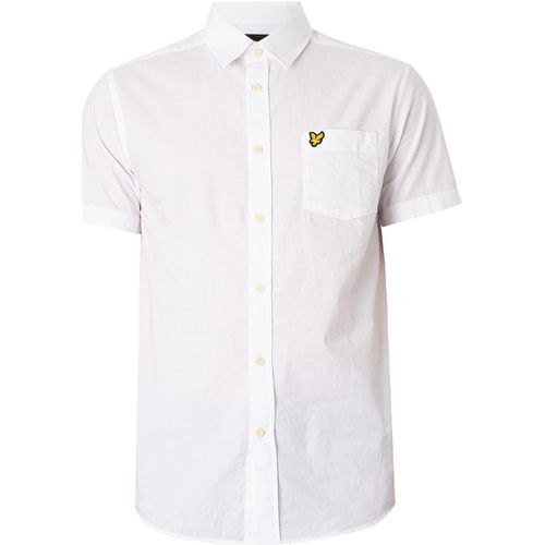 Camicia a maniche corte Camicia a maniche corte in popeline tinta unita - Lyle & Scott - Modalova