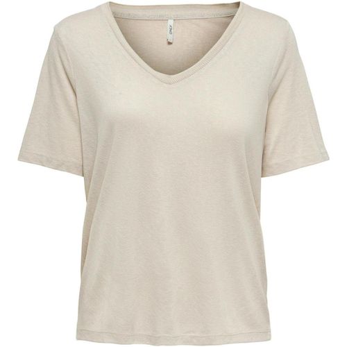 T-shirt Onlelise S/S V-Neck Jrs Noos 15257390 - Only - Modalova