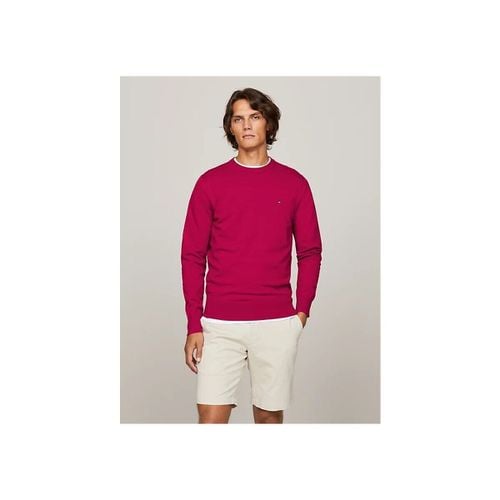 Maglione MW0MW21316 CRE NECK-XJV ROYAL BERRY - Tommy hilfiger - Modalova