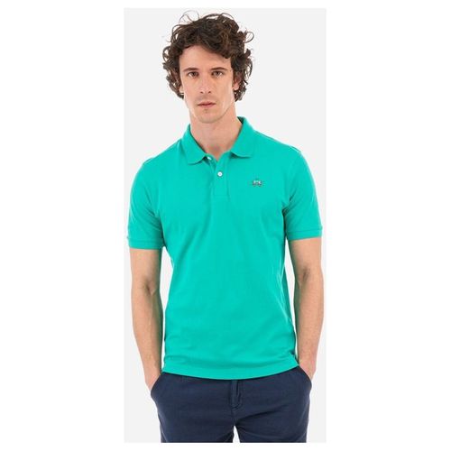 T-shirt & Polo YMP002-PK001 - EDUARDO PIQUET STRETCH-03123 VIVID GREEN - La martina - Modalova