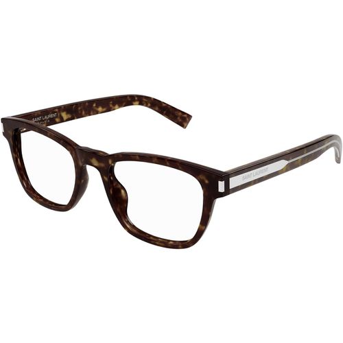 Occhiali da sole SL 664 Montature da vista, Havana/Trasparente, 52 mm - Saint Laurent - Modalova