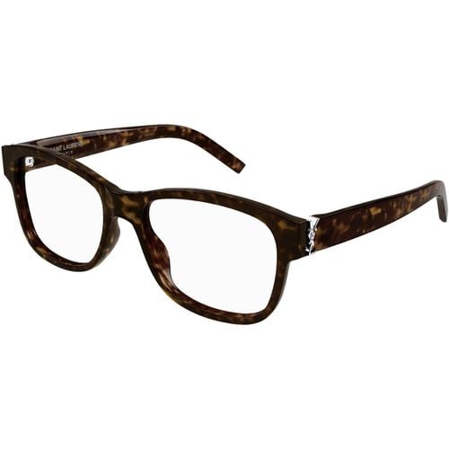 Occhiali da sole SL M132 Montature da vista, Havana/Trasparente, 53 mm - Saint Laurent - Modalova