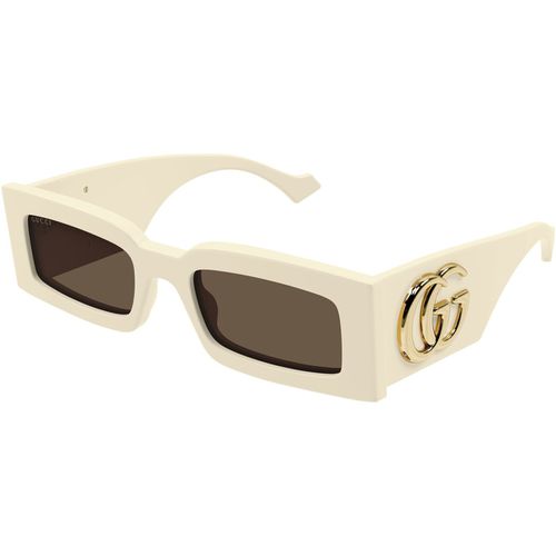 Occhiali da sole GG1425S Occhiali da sole, Avorio/Marrone, 53 mm - Gucci - Modalova