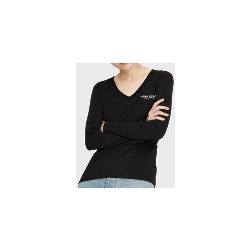 Maglione T-shirt donna manica lunga - EAX - Modalova