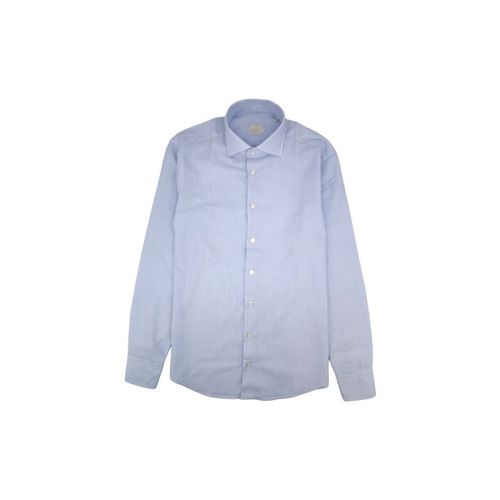 Camicia a maniche lunghe Camicia Simo Cotton Uomo Sky Reflection - Bastoncino - Modalova