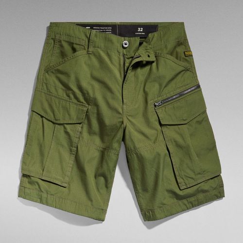 Pantaloni corti D08566 D384 RIPSTOP - ROVIC ZIP RLXD-B230 SHADOW OLIVE - G-star raw - Modalova