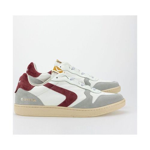 Sneakers SUPER PELLE - VS1950M-WHITE/BORDEAUX/GREY - Valsport - Modalova