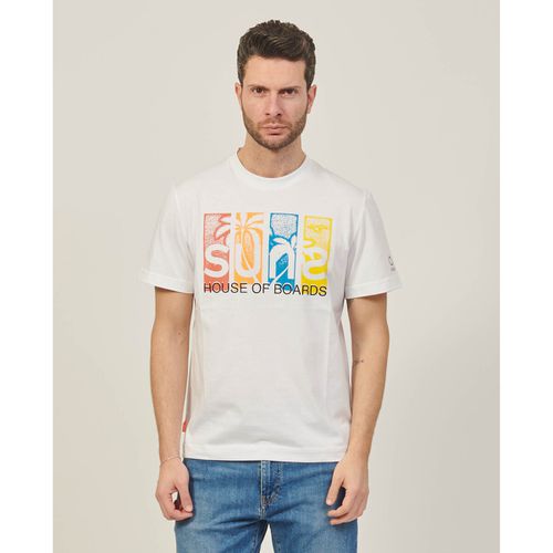 T-shirt & Polo T-shirt girocollo con stampa fantasia - Suns - Modalova
