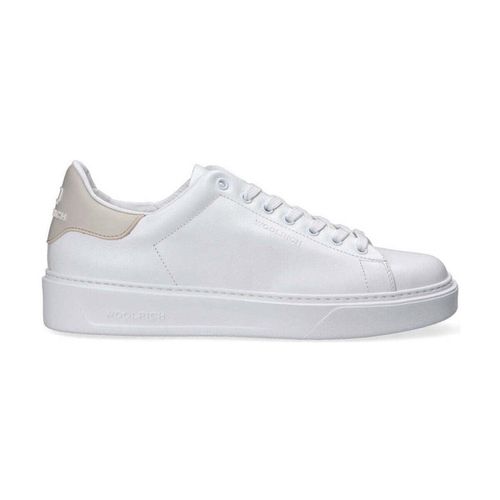 Sneakers sneakers in pelle bianca - Woolrich - Modalova