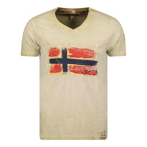 T-shirt Geo Norway SW1561HGN-BEIGE - Geo Norway - Modalova