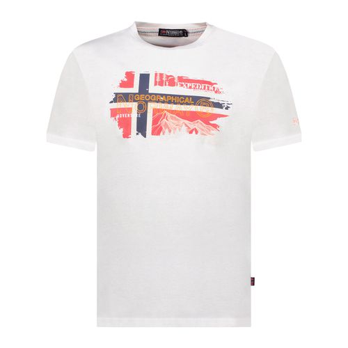 T-shirt SY1366HGN-White - Geographical Norway - Modalova