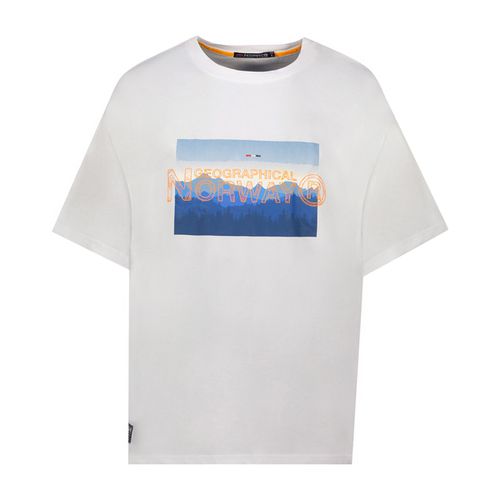 T-shirt SY1369HGN-White - Geographical Norway - Modalova