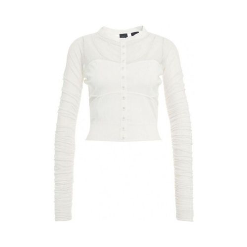 Gilet / Cardigan GELSO CARDIGAN VISCOSA TULLE TRASPARENTE - Pinko - Modalova