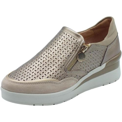 Scarpe 220735 Cream Laminated Metal - Stonefly - Modalova