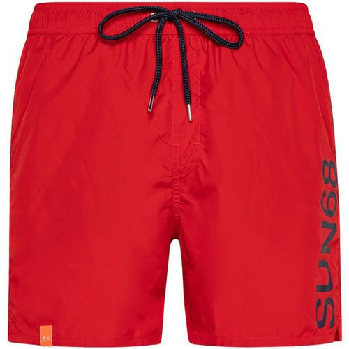 Costume / Bermuda da spiaggia SWIM PANT WITH MACRO LOGO ON FRONT - Sun68 - Modalova