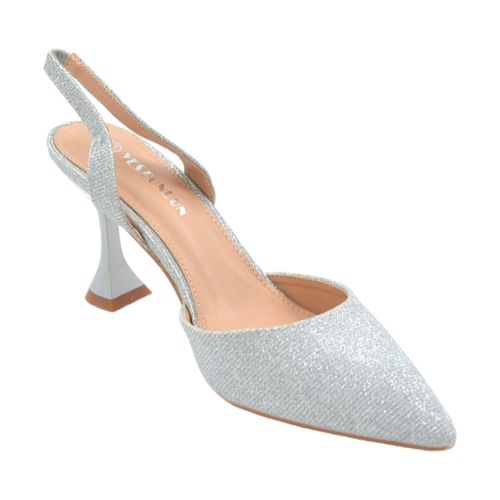 Scarpe Decollete scarpa donna slingback a punta in tessuto satinato ar - Malu Shoes - Modalova