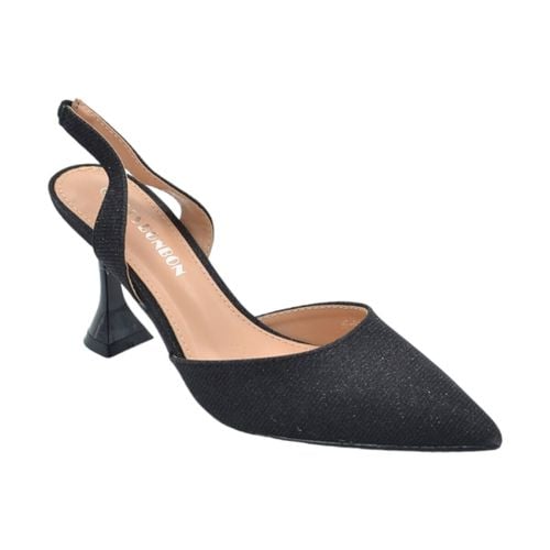 Scarpe Decollete scarpa donna slingback a punta in tessuto satinato ne - Malu Shoes - Modalova