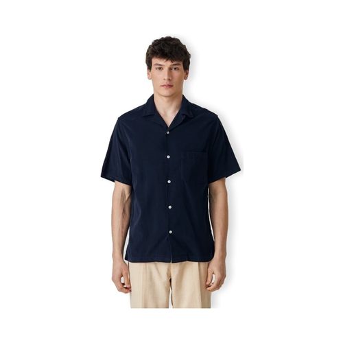 Camicia a maniche lunghe Cord Camp Collar Shirt - Navy - Portuguese Flannel - Modalova
