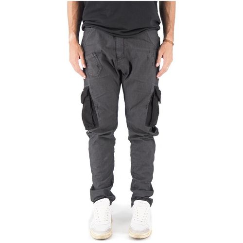 Jeans Pantalone Cargo Courma Antracite - Devid Label - Modalova