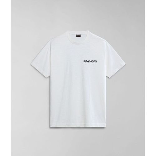 T-shirt & Polo S-MARTRE NP0A4HQB-N1A1 WHITE WISHPER - Napapijri - Modalova
