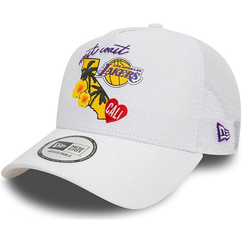 Cappelli NBA Team Logo Trucker Los Angeles Lakers White - New-Era - Modalova
