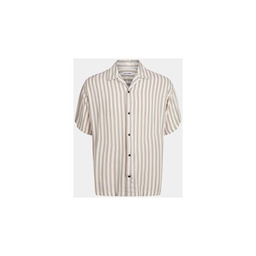 Camicia a maniche lunghe 12249367 RESORT STRIPE-CROCKERY - Jack & jones - Modalova