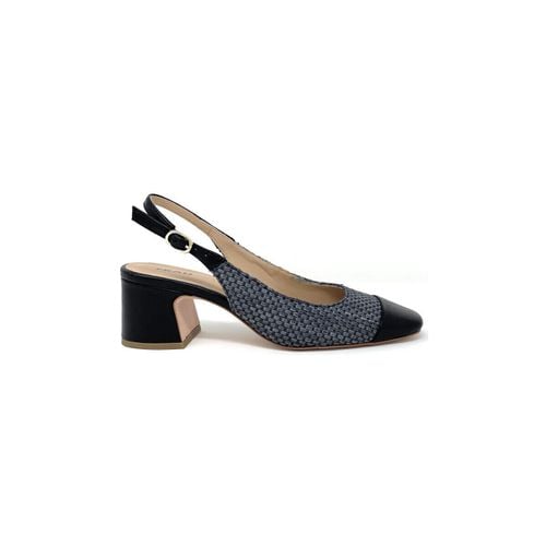 Scarpe sling back in rafia e pelle 93B8 - Frau - Modalova