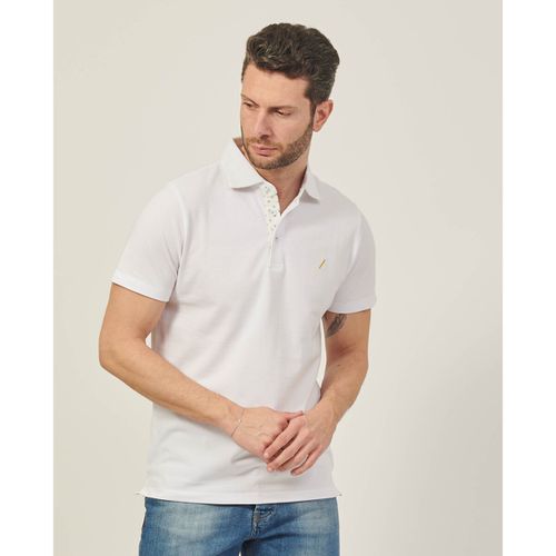 T-shirt & Polo Polo uomo bianca Settemezzo 3 bottoni - Sette/Mezzo - Modalova