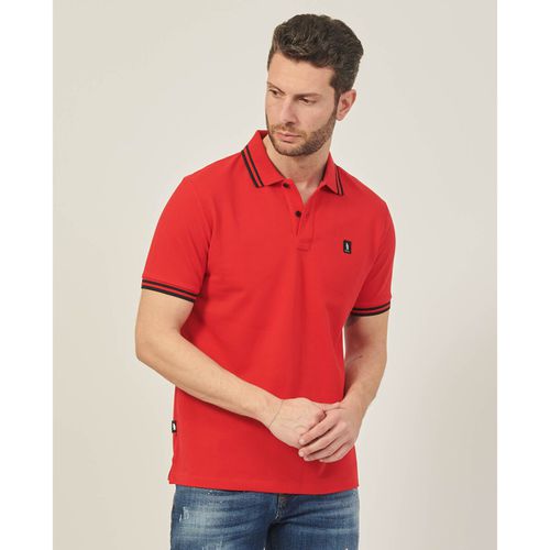 T-shirt & Polo Polo uomo con logo e righe a contrasto - Refrigue - Modalova