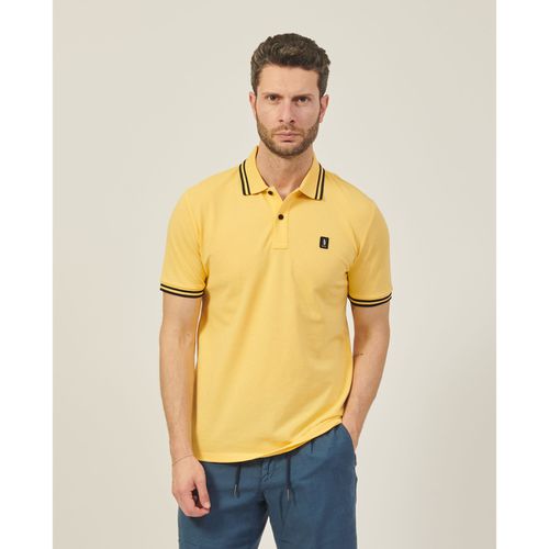 T-shirt & Polo Polo uomo con logo e righe a contrasto - Refrigue - Modalova