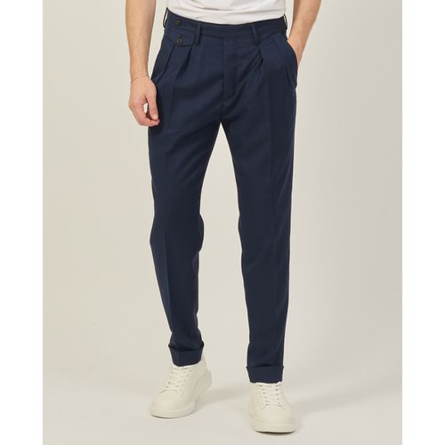 Pantaloni Pantaloni uomo relaxed fit Settemezzo con pinces - Sette/Mezzo - Modalova